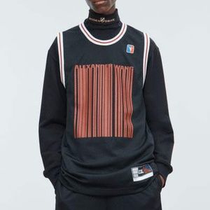 ALEXANDER WANG Fall 2018 Barcode Jersey